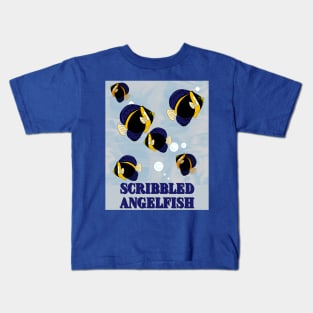 SCRIBBLED ANGELFISH Kids T-Shirt